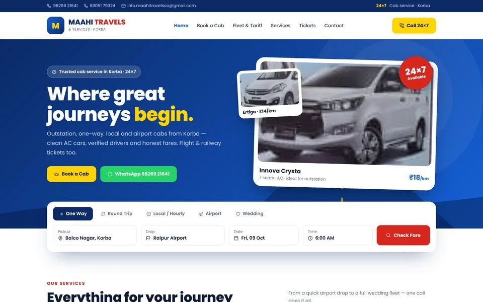 CMS Websites — example of our work